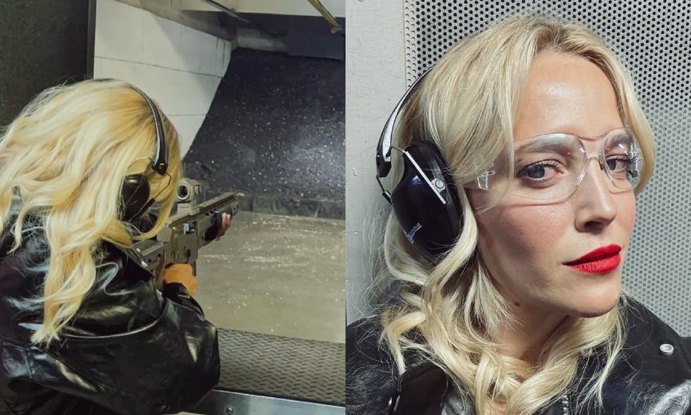 Luisana entrenó con armas en Mar del Plata para ser Pepita