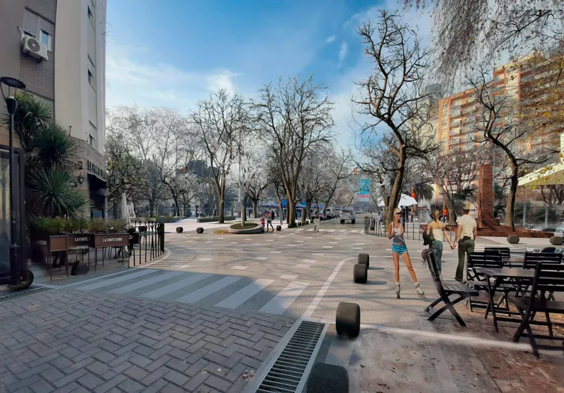 La Peatonal quedó a mitad de camino y piden $260 millones