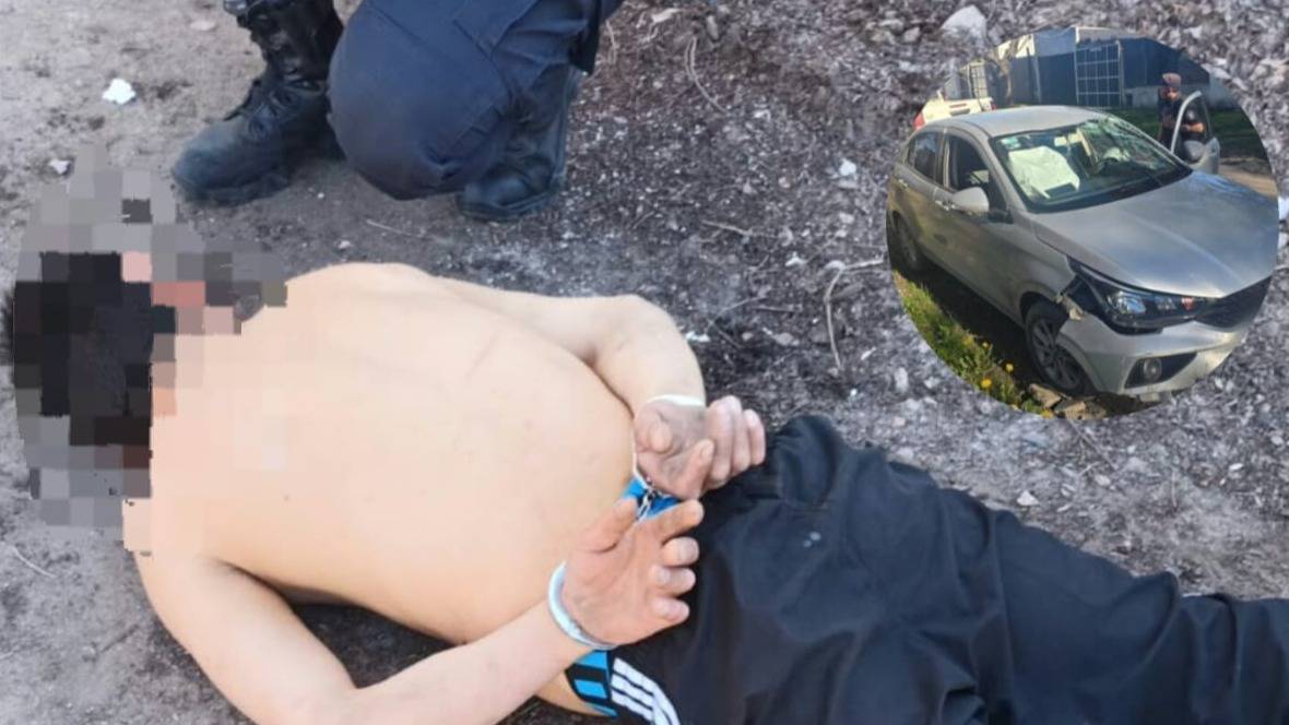Robó un auto y atropelló a una mujer durante la fuga