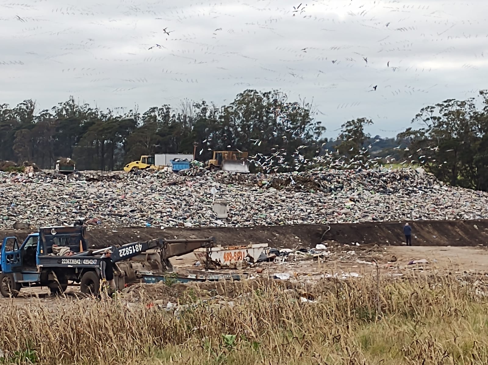 Un desperfecto en un camión de residuos hirió a un reciclador