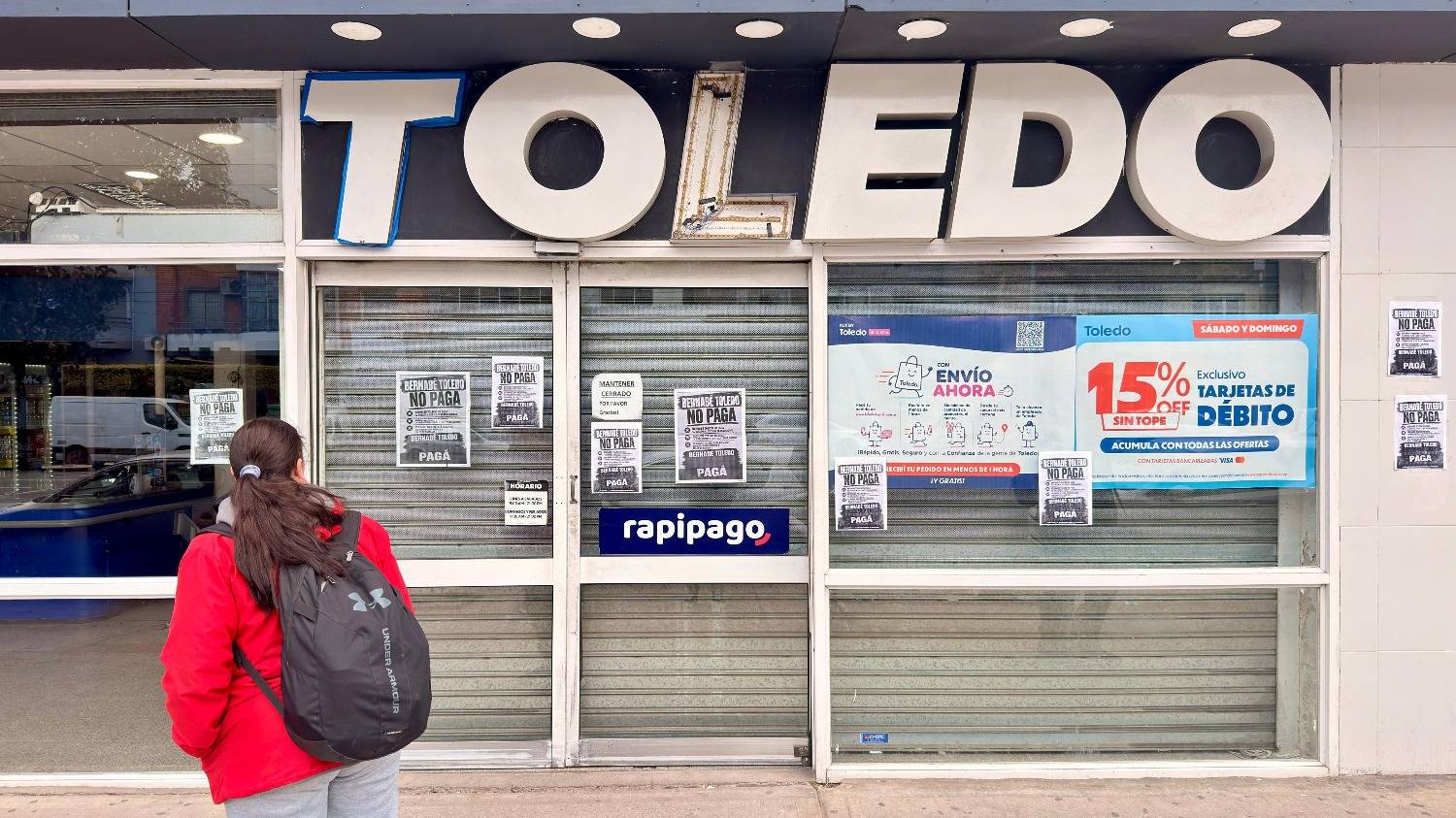 Toledo patea el 60% del sueldo hasta después del 18