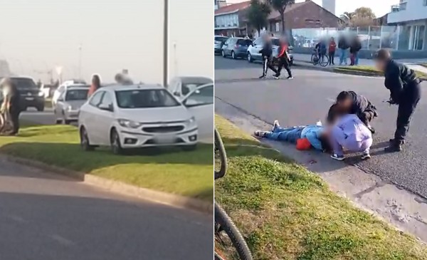 Atropelló a una pareja tras perder el control en la costa