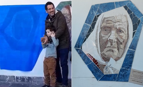 Angelita Tasca ya tiene su mural en Mar del Plata