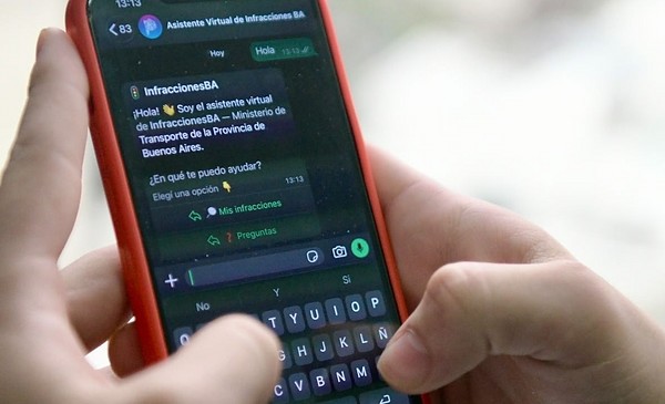 Las multas de tránsito ahora se consultan por WhatsApp