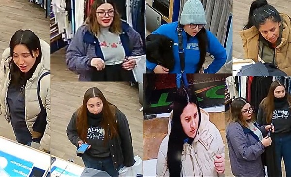 Seis mujeres, compras falsas y ropa robada en el centro