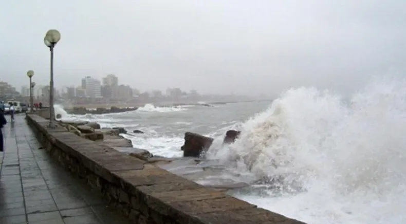 Ráfagas de hasta 90 km/h para esta noche en Mar del Plata