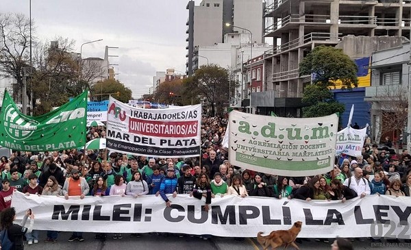 Dos paros en la UNMdP y Marcha Federal el 15 de octubre