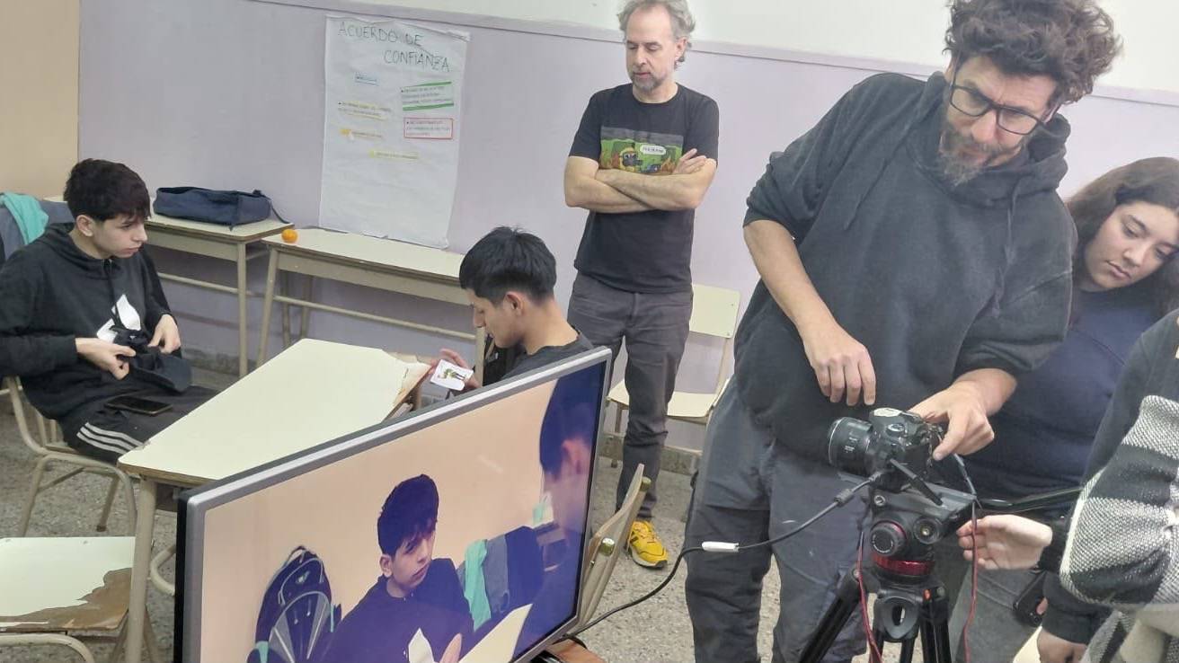 La escuela pública que convierte aulas en sets de cine