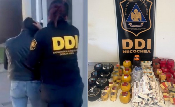 Una clienta detenida y 95 quesos secuestrados