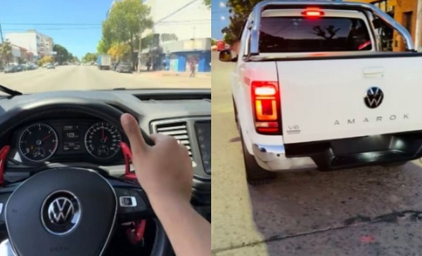 A 100 por Colón con una mano en el volante