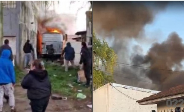 Se incendió y explotó una casilla en General San Martín