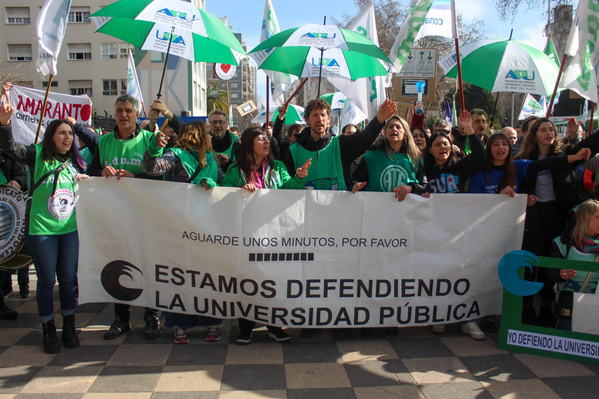 Paro universitario con más del 85% de adhesión en MDP