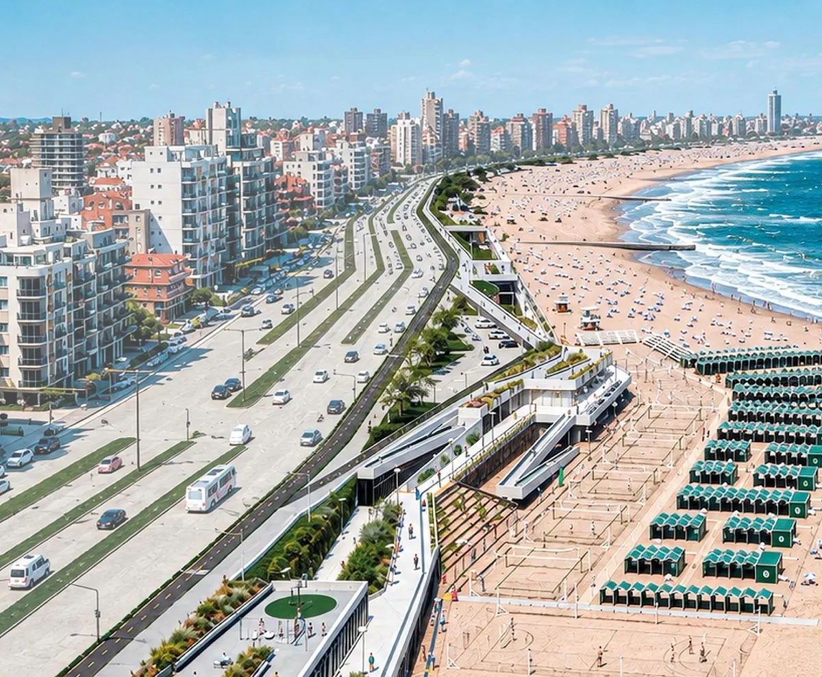 Ocho canchas y pileta para Playa Acevedo