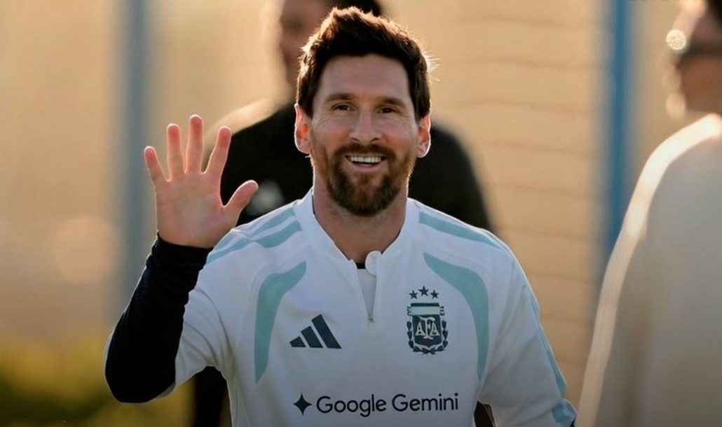 La última práctica de Messi con la Selección