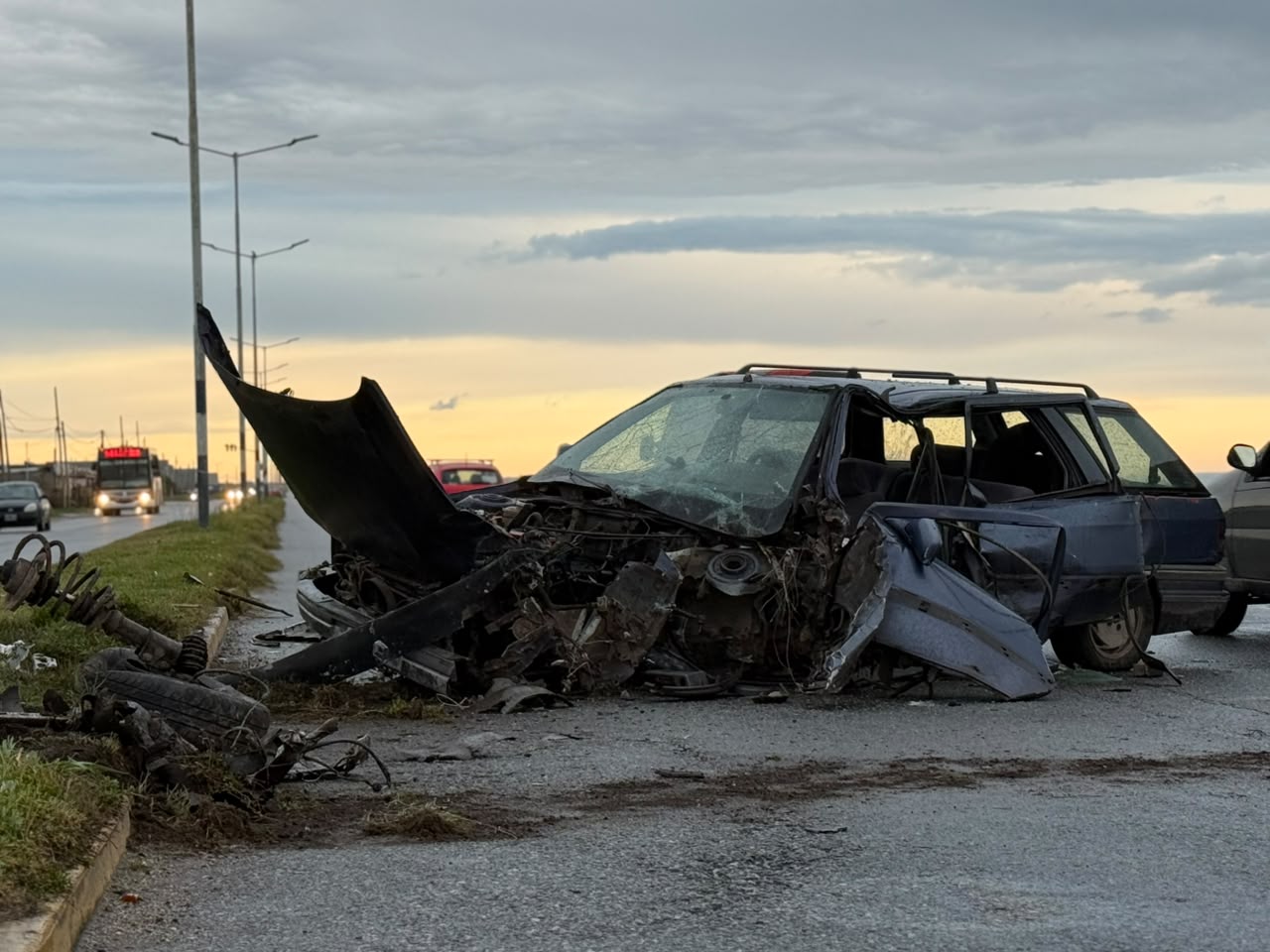 Un choque en ruta 11 terminó con un hombre en el HPC