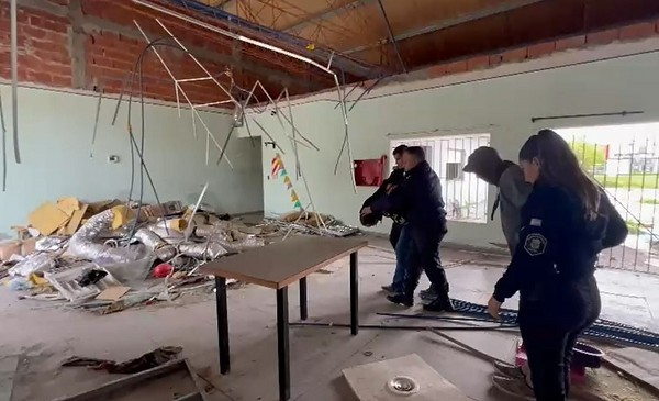 Cayeron robando en un centro educativo de Santa Rita