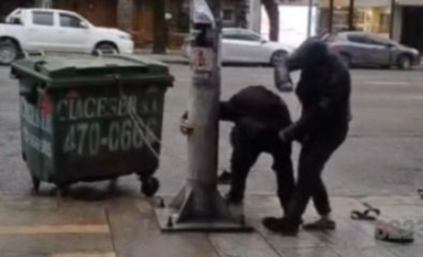 Pelea en Colón y San Luis terminó con un joven aprehendido