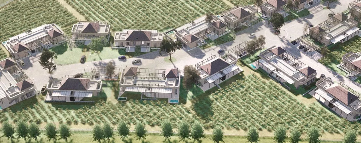 Chapadmalal planta 20.000 vides y vende casas con vino
