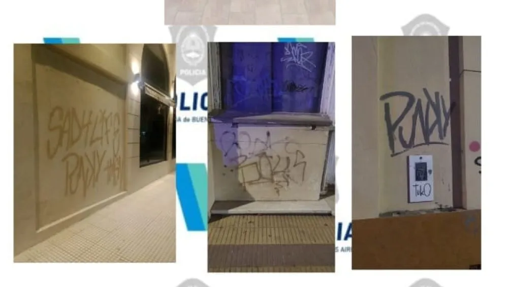 Dos cámaras, dos grafitis y el centro bajo vigilancia