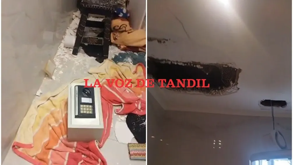 Cinco personas, un corte de luz y una casa vaciada