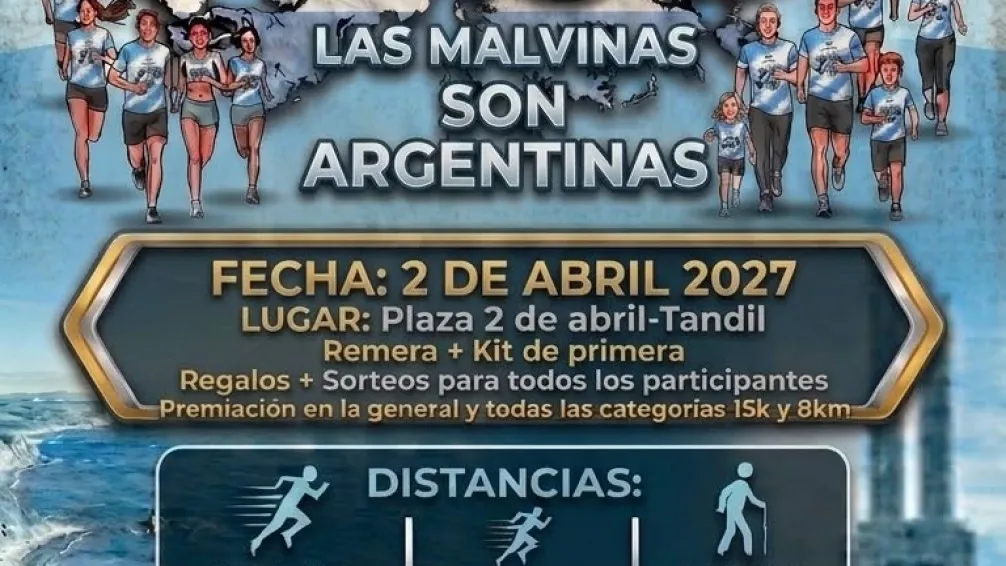 Tandil prepara una carrera homenaje por Malvinas