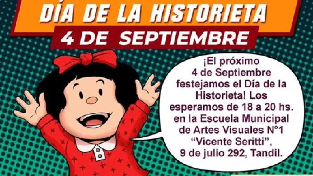 Mafalda invita a Tandil a celebrar la historieta
