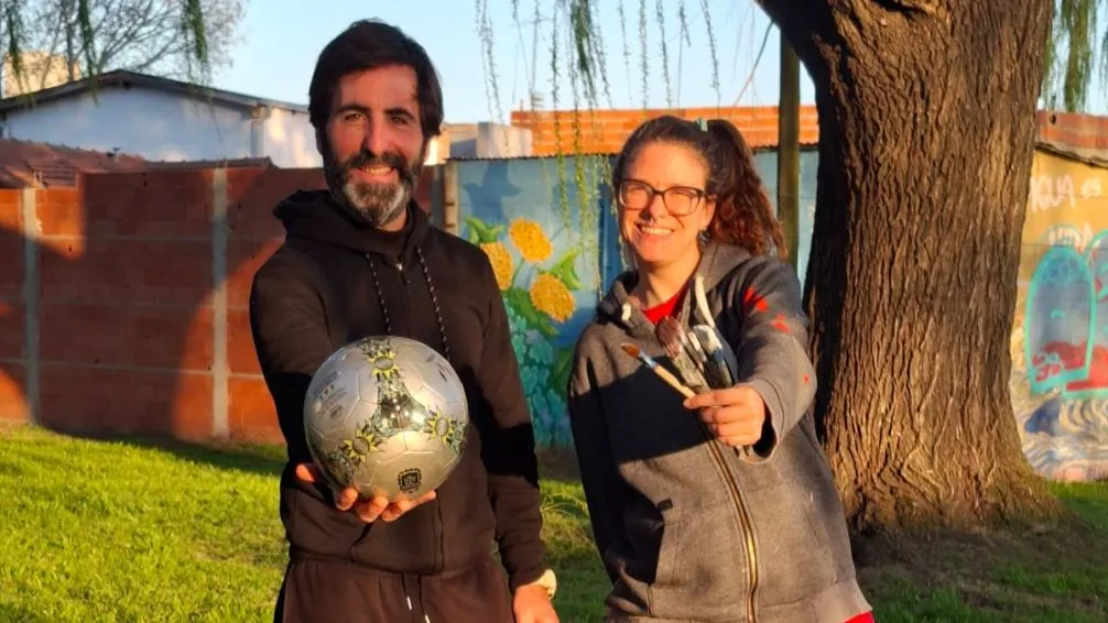 Una plaza de Tandil se ofrece como lienzo colectivo