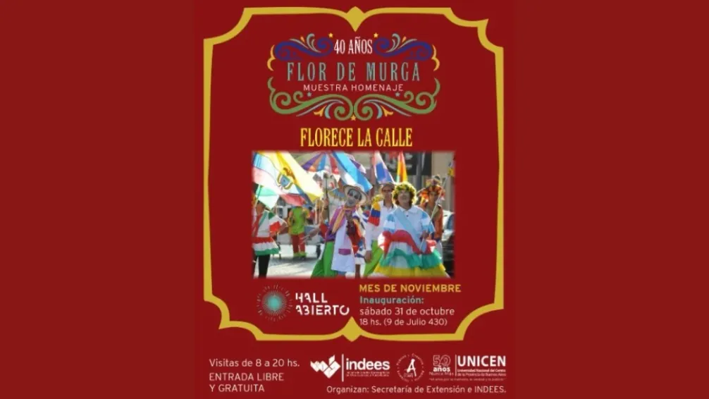 Flor de Murga cumple 40 y el Hall Abierto florece