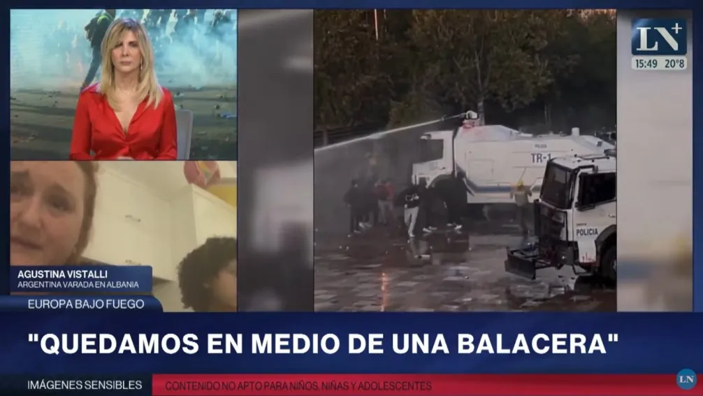 Una tandilense busca salir de Albania con su hija