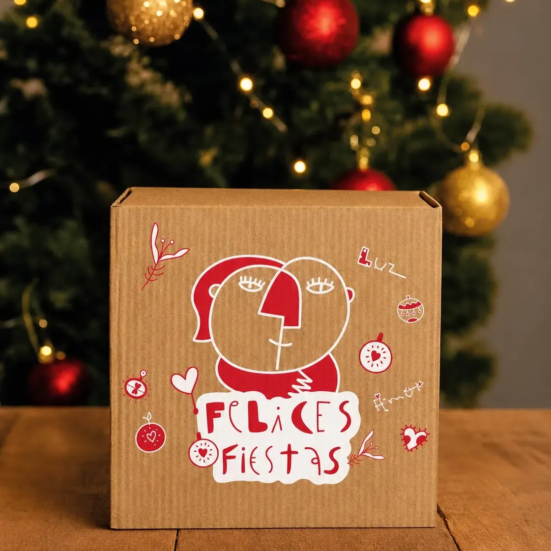Milo Lockett le puso color a la Navidad que alimenta